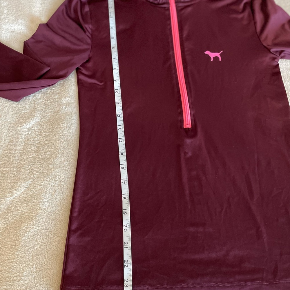 PINK Victoria Secret Zip Athletic Top - Size S - Picture 13 of 14